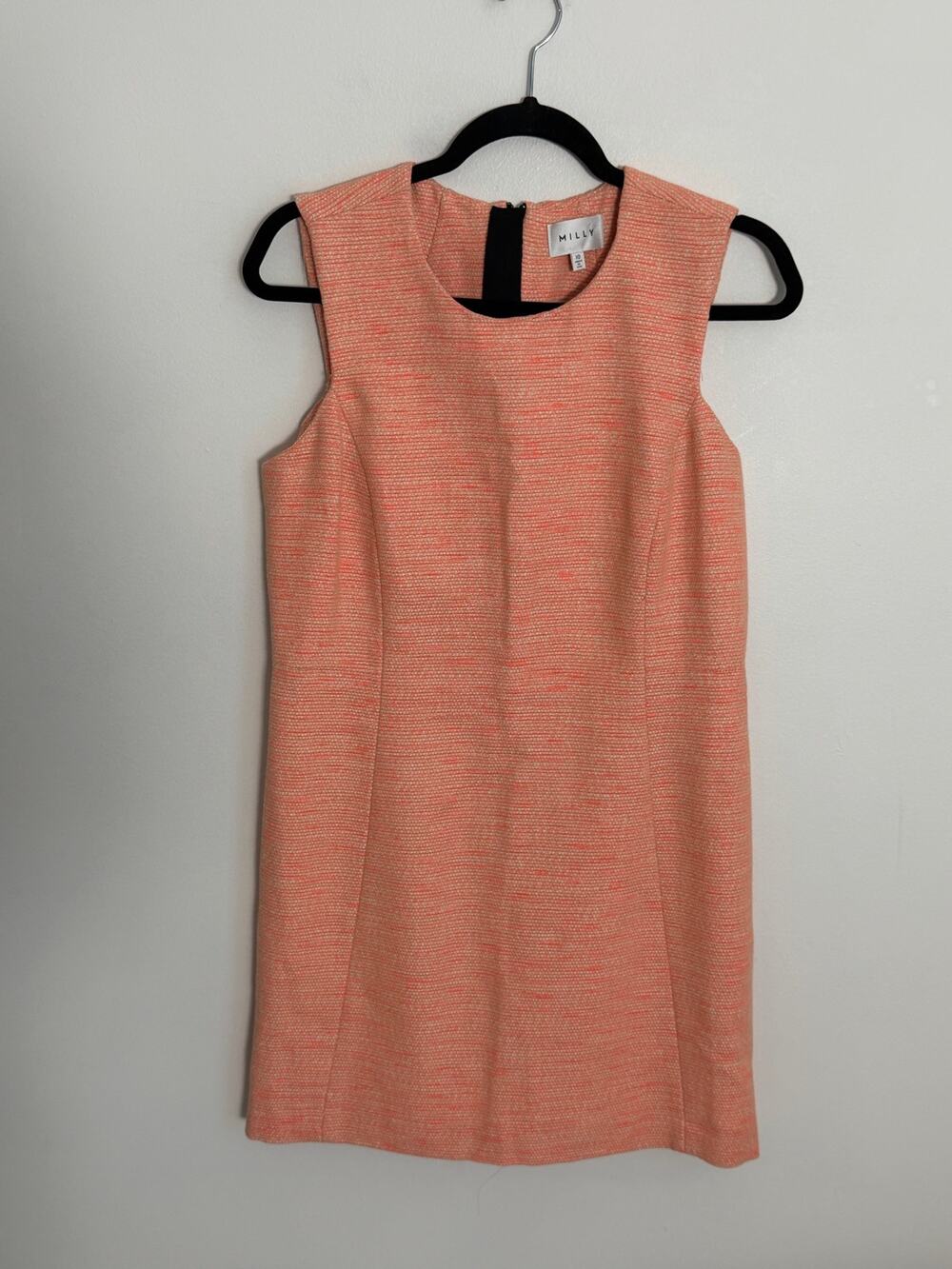 Milly tweed sleeveless shift dress Women's size 10
